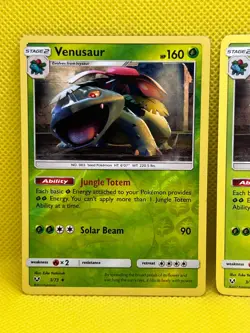 Pokemon Tcg Venusaur 3/73 Shining Legends Reverse & Non Holo - Image 2