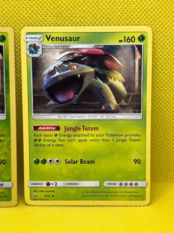 Pokemon Tcg Venusaur 3/73 Shining Legends Reverse & Non Holo - Image 3