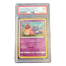 2021 Pokemon TCG Galarian Slowpoke SWSH126 Sword & Shield Promo Holo PSA 9 - Image 1