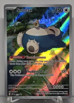 Snorlax SVP 051 Scarlet & Violet 151 Black Star Promo Pokemon TCG NM/M - Image 1