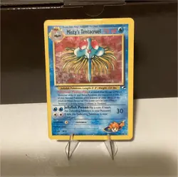 Pokemon Misty's Tentacruel 10/132 Gym Heroes Holo Rare 2000 Stage 1 70HP - Image 1