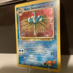 Pokemon Misty's Tentacruel 10/132 Gym Heroes Holo Rare 2000 Stage 1 70HP - Image 5