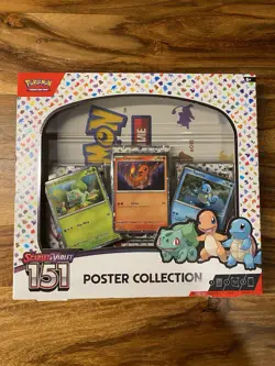 Pokemon TCG - Scarlet & Violet 151 Poster Collection Box - 3 Booster Packs - Image 1
