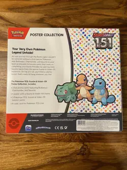 Pokemon TCG - Scarlet & Violet 151 Poster Collection Box - 3 Booster Packs - Image 2