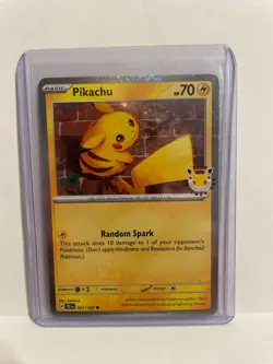 Pokemon Pikachu 051 /162 2026 Pokemon Day Stamped Promo TCG NM - Image 1