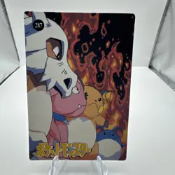 Pokemon Pocket Monsters Vending Prism Holo Vintage Sticker #281 VAPOREON rare - Image 4
