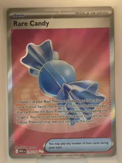 Pokemon TCG Rare Candy Ultra Rare Trainer Me01: Mega Evolution 175/132 Holo - Image 1