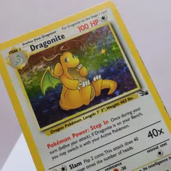 Pokemon TCG - Dragonite 4/62 Fossil Holo Rare WOTC 1999 - MP - Image 1
