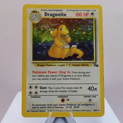 Pokemon TCG - Dragonite 4/62 Fossil Holo Rare WOTC 1999 - MP - Image 2