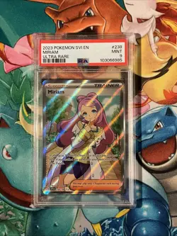 2023 Pokemon TCG Scarlet & Violet Base Set #238 Miriam Ultra Rare PSA 9 - Image 1