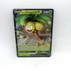 Pokemon TCG Alolan Exeggutor V Sword & Shield SWSH225 Holo Promo - Image 1