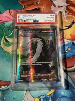 2014 Pokemon TCG XY Phantom Forces #117 AZ Full Art PSA 8 - Image 1