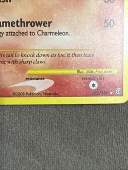 Charmeleon Stormfront Holo Rare 102/100 Pokemon 2008 - Image 4
