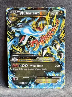 M Charizard EX (X) 69/106 Flashfire Holo Pokemon TCG Heavily Played - Image 1