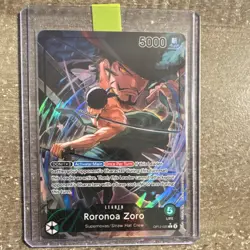 One Piece TCG - OP12 Legacy of the Master - Roronoa Zoro Leader Alt Art - Image 1