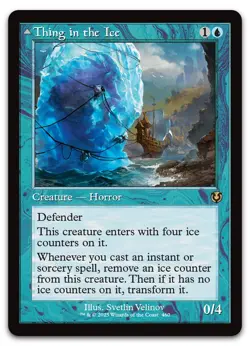 Thing in the Ice (Retro Frame) #460 (NM) Innistrad Remastered INR Magic MTG - Image 1