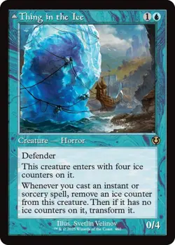 MTG - Thing in the Ice - Retro Frame - INR 460 - Innistrad: Remastered - Rare - Image 1