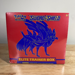 Pokemon TCG Sealed Sword and Shield Base Set ETB Elite Trainer Box Zacian New - Image 1