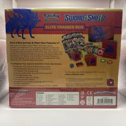 Pokemon TCG Sealed Sword and Shield Base Set ETB Elite Trainer Box Zacian, New - Image 2