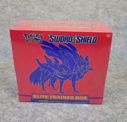 Pokemon TCG Sealed Sword and Shield Base Set ETB Elite Trainer Box Zacian, New - Image 1