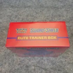 Pokemon TCG Sealed Sword and Shield Base Set ETB Elite Trainer Box Zacian, New - Image 2