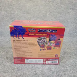 Pokemon TCG Sealed Sword and Shield Base Set ETB Elite Trainer Box Zacian, New - Image 4