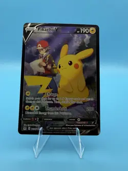 Pikachu V - TG16/TG30 - Lost Origin - Pokemon TCG Card NM Trainer Gallery - Image 1