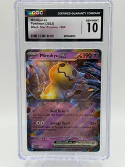 Pokemon TCG Mimikyu ex Black Star Promo SVP004 CGC GEM MINT 10 - Image 1