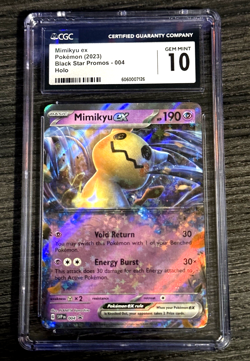 Mimikyu ex 004 CGC 10 Gem Mint - Black Star Promo Holo - Pokemon TCG - Image 1