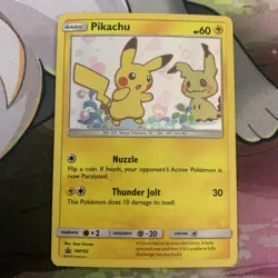Pokemon TCG Pikachu SM162 Promo Team-Up Blister NM/Mint Condition - Image 1