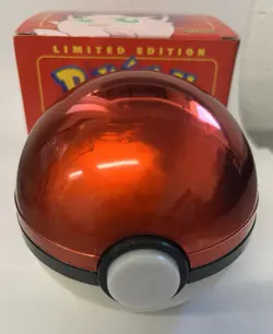 1999 Burger King Pokemon Pokeball with 23K Gold Plated Card JIGGLYPUFF Red COA - Image 4