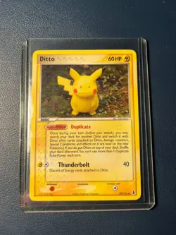 Pokemon TCG Ditto Pikachu Card #39/113 Delta Species Regular - MP - Image 5