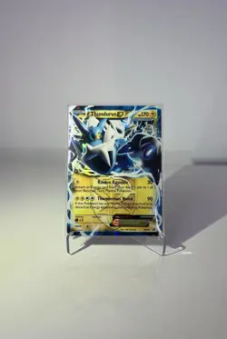 Thundurus EX 2013 BW81 Black & White Black Star Promo Holo Pokemon Trading Card - Image 1