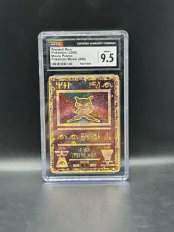 CGC 9.5 MINT+ Ancient Mew 2000 Movie Promo Holo Pokemon Card - Image 1
