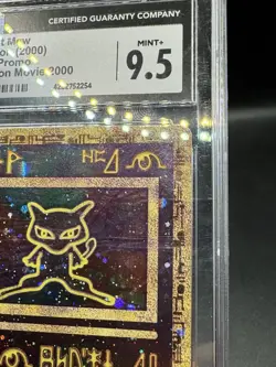 CGC 9.5 MINT+ Ancient Mew 2000 Movie Promo Holo Pokemon Card - Image 4