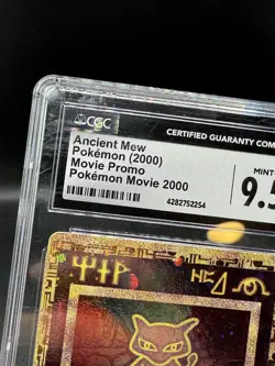 CGC 9.5 MINT+ Ancient Mew 2000 Movie Promo Holo Pokemon Card - Image 5