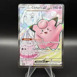 Lillie's Clefairy EX Holo Ultra Rare Card 173/159 SV09 Journey Together NM - Image 1