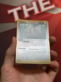 SLAKING 12/109 EX Ruby & Sapphire REVERSE HOLO RH rare Pokemon TCG card NM - Image 2