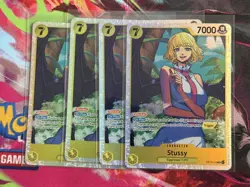 Stussy OP13-110 Carrying On His Will 4 Foil Card Play Set Lot One Piece - Image 1