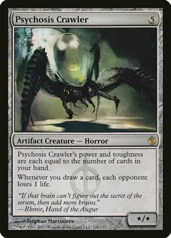 1x Psychosis Crawler - NM English MTG - Mirrodin Beseiged - Image 1