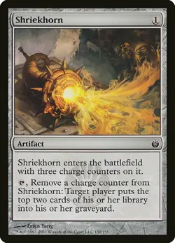 1x Shriekhorn - NM English MTG - Mirrodin Beseiged - Image 1