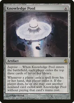 1x Knowledge Pool - NM English MTG - Mirrodin Beseiged - Image 1