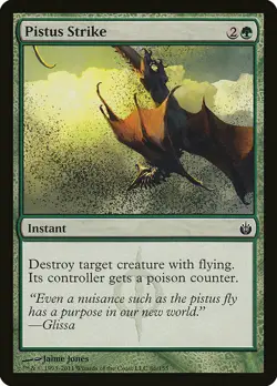 1x Pistus Strike - NM English MTG - Mirrodin Beseiged - Image 1