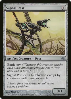 1x Signal Pest - NM English MTG - Mirrodin Beseiged - Image 1