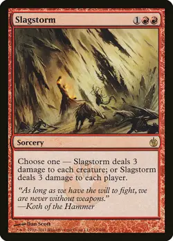 1x Slagstorm - NM English MTG - Mirrodin Beseiged - Image 1