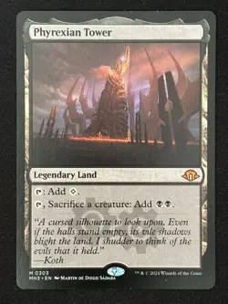 1x MTG Phyrexian Tower - Modern Horizons 3 (MH3) #303 - Magic the Gathering - Image 1