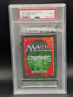 Magic the Gathering MTG - Homelands Graded Booster Pack - PSA 9 -New Holder 742818065085 - Image 1
