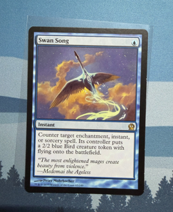 MTG Magic Theros Swan Song 65 Rare Lightly Played LP - Image 1