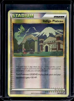 2010 Pokemon HeartGold & SoulSilver Triumphant Indigo Plateau Rev Holo #86/102 - Image 1