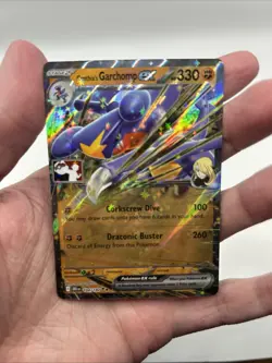 104/182 Cynthia's Garchomp ex Pokemon TCG Prize Pack Series 8 Stamped Destined - Image 3